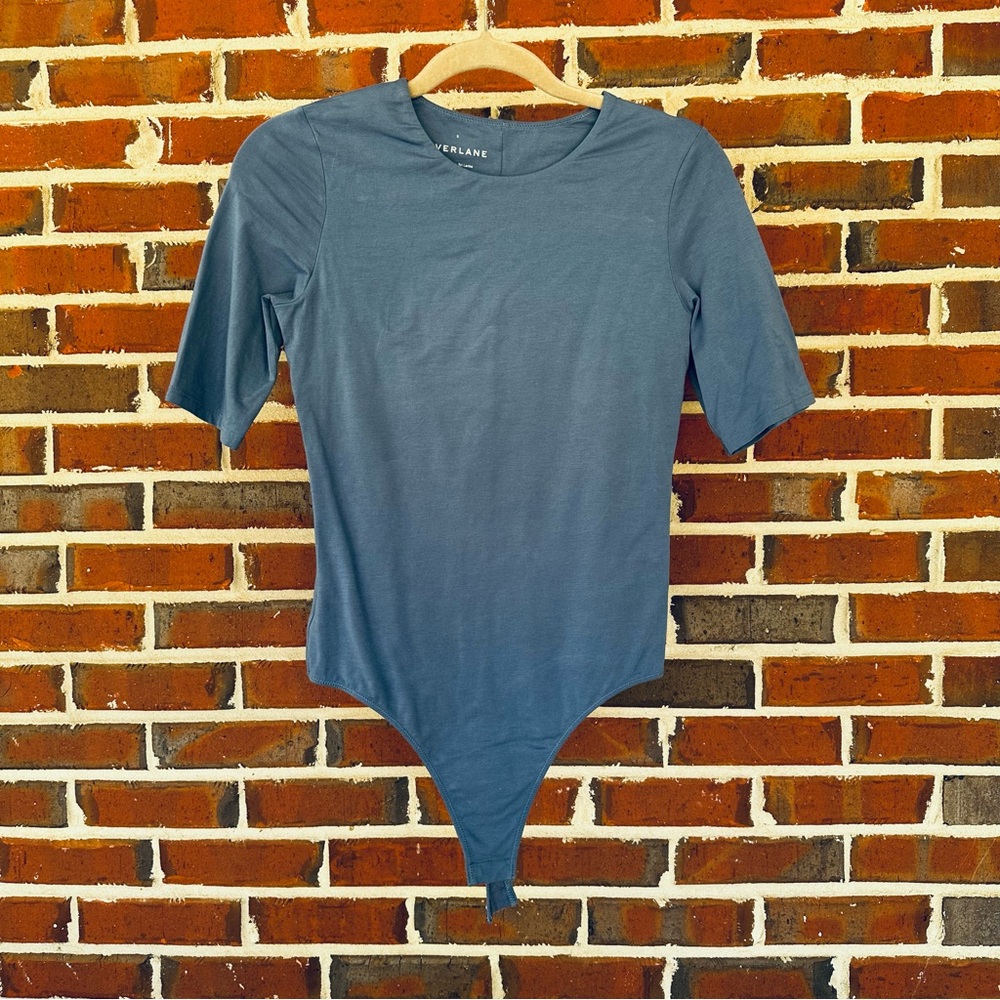 Everlane Short Sleeve Crew Neck Bodysuit